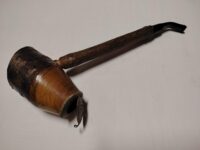 Smoking Pipes, Antique Shamanic Tobacco Ritual, Sacred Tribal Shaman Herb, Native American Tribe Antiquarian Old Tolls
