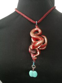 Life Forever, Garden of Eden Ouroboros Apple Snake Talisman, Love Feng Shui Magic Amulet