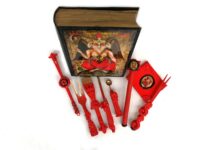 Witchcraft Set, Starter Kit Satanic Lucifer Altar Magic Pact Baphomet Box Beginners Ritual Practice