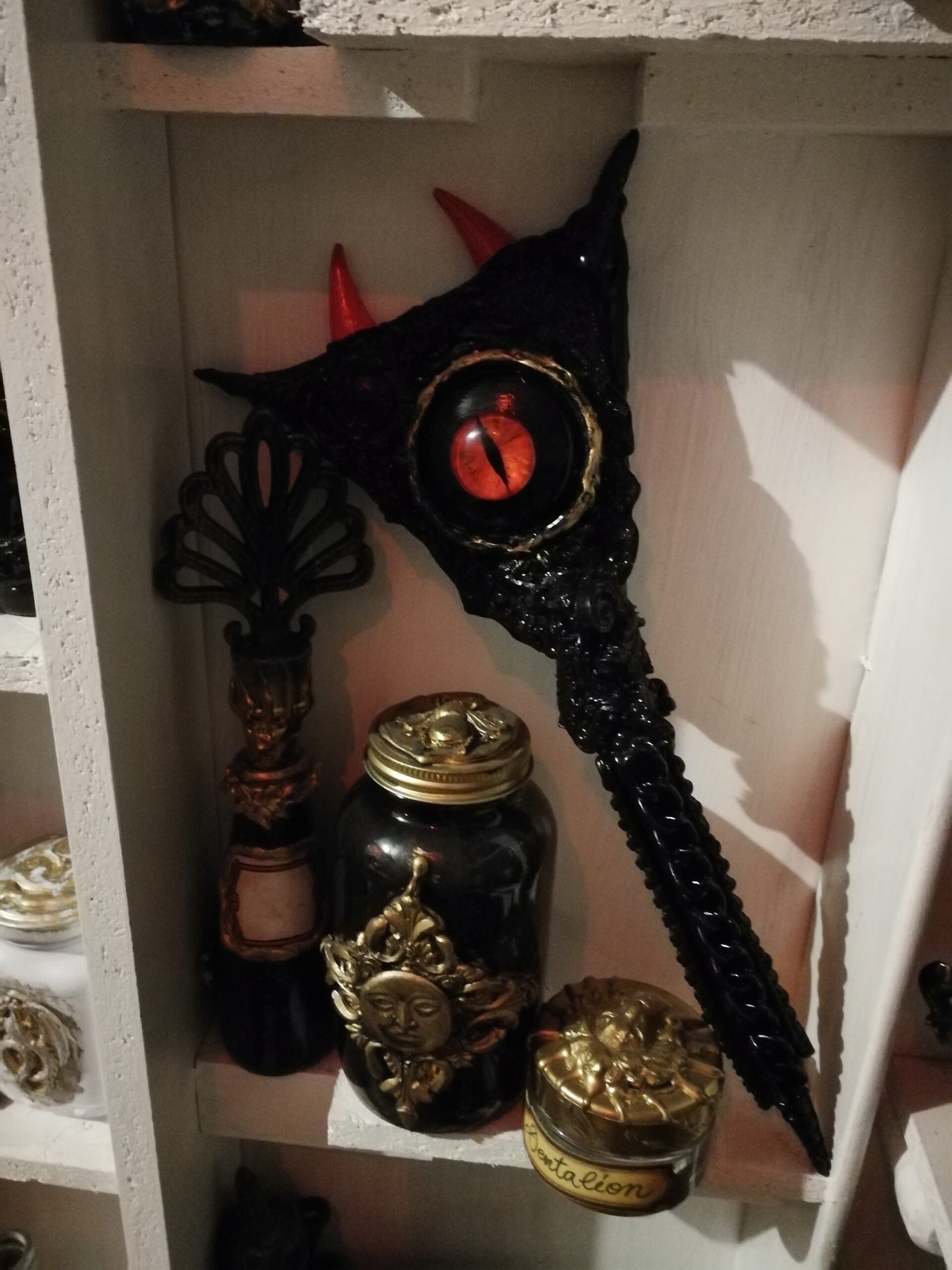 Black Mirror, Snow White Witch Evil Queen, Satanic Occult Gothic Decor, Witchcraft Magic Eye