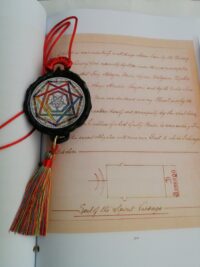 Handwritten Book Antique Manuscript, Occult Magick Lesser Key of Solomon, Magic Grimoire Kabbalah Kabbalistic