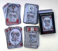Tarot Cards Deck, Divinatory Oracle Cards, 56 Minor Arcana, Esoteric Reading Psychic, Cartomancy Magic Set Guide Book