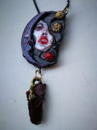 Lilith Necklace, Awakening Witch Talisman, The Dark Queen of Magick Beauty Amulet Psychic Powers