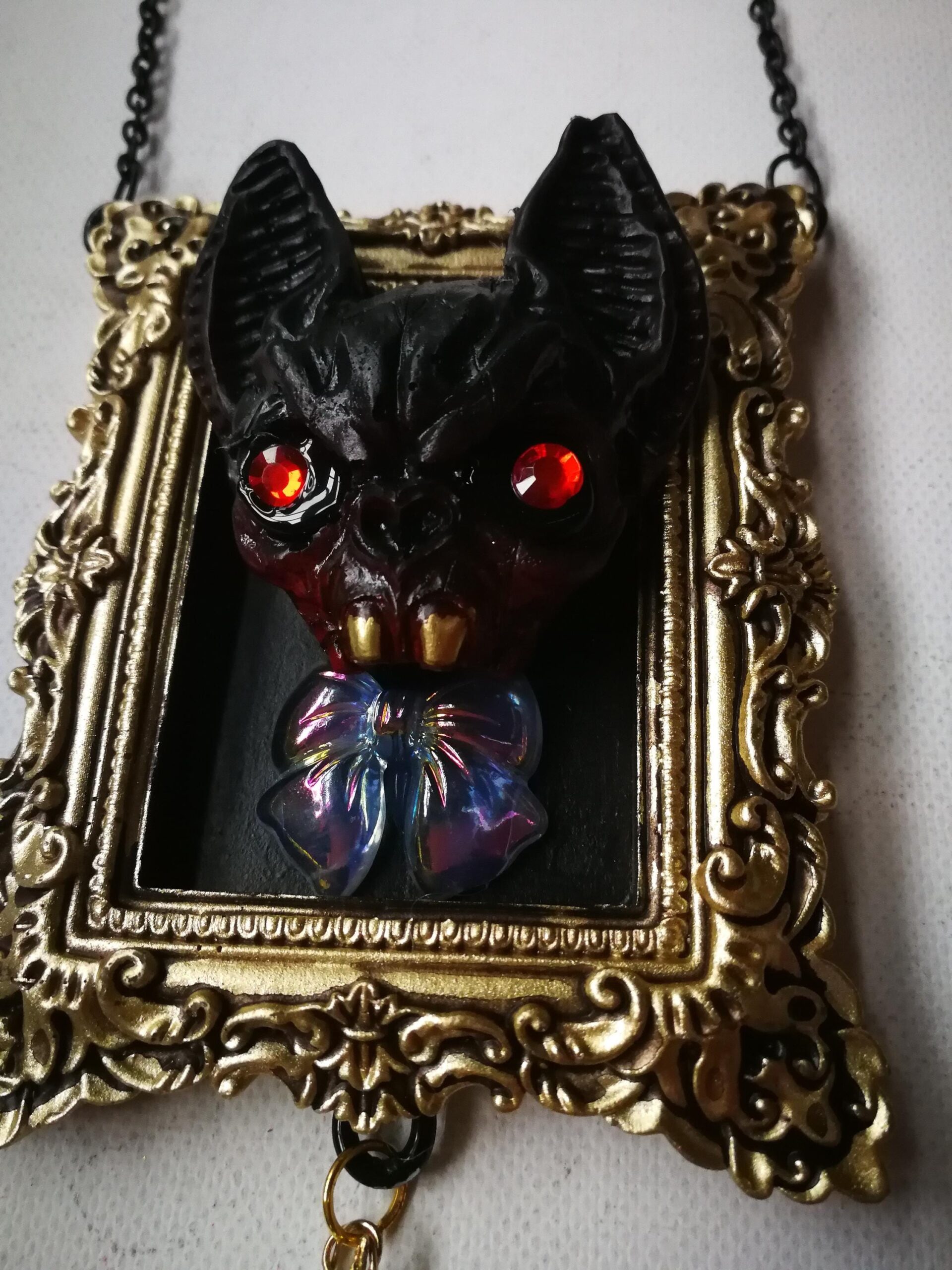Bat Vampire, Gothic Talisman Transilvania Dracula Amulet Pendant, Magical Power Magick Spell, Immortality Eternal Life