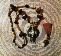 Hinduist Talisman, Lord Ganesh Elephant God, Hindu Ethnic Amulet Bhagavad Gita, Indian Magic Goddess