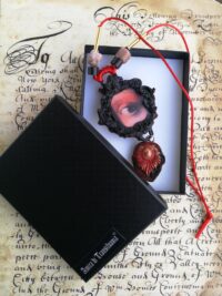 Magic Eye Necklace Charm, Protective Talisman Pendant Protection Amulet, Feminine Power Love Attraction