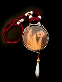 Amber Djinn Spirit Vessel Amulet – Prosperity, Protection & Manifestation Talisman Evil Eye Occult Jewelry Witchcraft