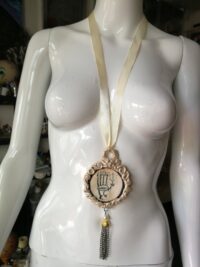 Alchemical Amulet, Alchemy Symbols Palmistry Hand, Sacred Geometry Spiritual Pendant Magical Power & Protective Talisman