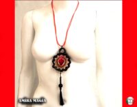 Love Talisman, Burning Heart Ex Voto Protection Talisman, Religious Amulet Loveling Sacred Symbols Religion