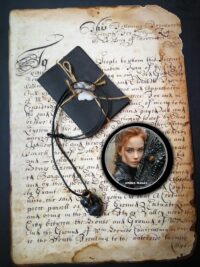 Witch Familiar Ancient Spirit Companion, Blessing Spell Uncut Gemstone Pendant, Magic Raw Stone Amulet
