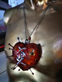 Voodoo Spell, Magic Talisman Witchcraft Pendant, Witch Jewelry Necklace Amulet, Once Upon a Broken Heart