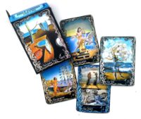 salvador dali tarot, art tarot cards deck, major arcana, collectible hand reading, oracle cartomancy, fortune play card