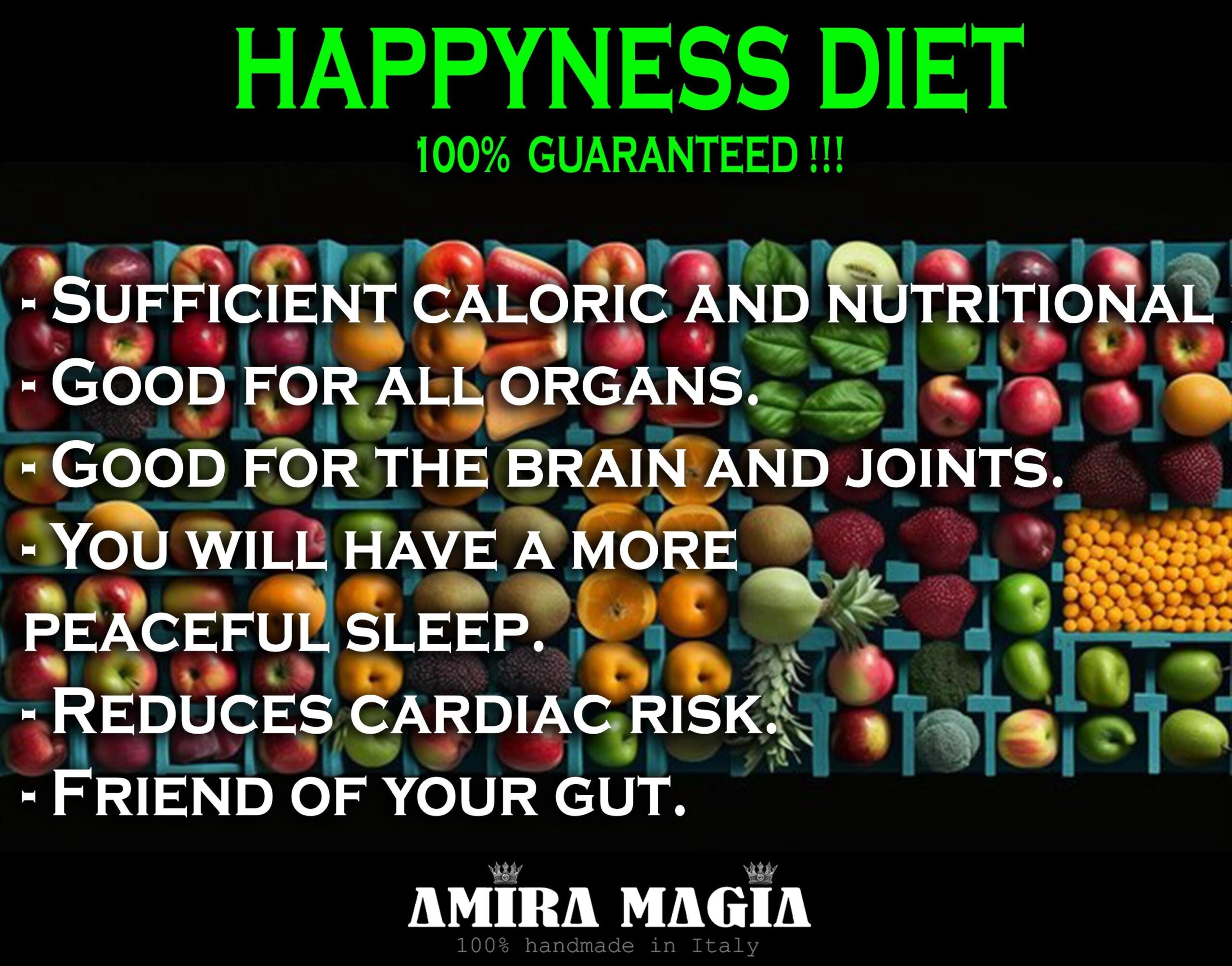 Happyness Diet Meal Plan for Be Happy, Rejuvenation & Get Back in Shape Nutrition Plan