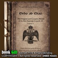 Ordo ab Chao Book, Opus Magnum Masonic Degrees Esoteric Secret Society Freemasonry Sorority Gifts