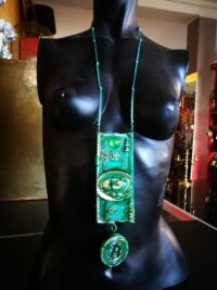 Dollar Symbol Necklace, Good Luck Pendant Amulet, Bitcoin Money Wealth Attraction, Abundance Richness Talisman