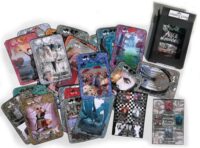 Alice in the Wonderland Tarot, White Rabbit with Cheshire Cat, Queen of Hearts and White Queen, Mad Hatter Dodo Dormouse