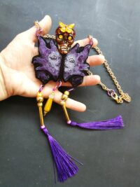 Gateway to Lilith - The Consecrated Butterfly Skull Rising Amulet, Practical Magic Moth Occult Jewelry