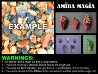 Vampire Energy, Uncut Gemstone Pendant, Blessing Bat Spell Protection Amulet, Magic Talisman Spiritual Raw Stone