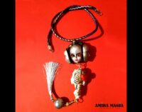 Voodoo Doll, Dark Magic Talisman Cursed Haunted Witchcraft, Pendant Witch Jewelry Skull Skeleton Amulet