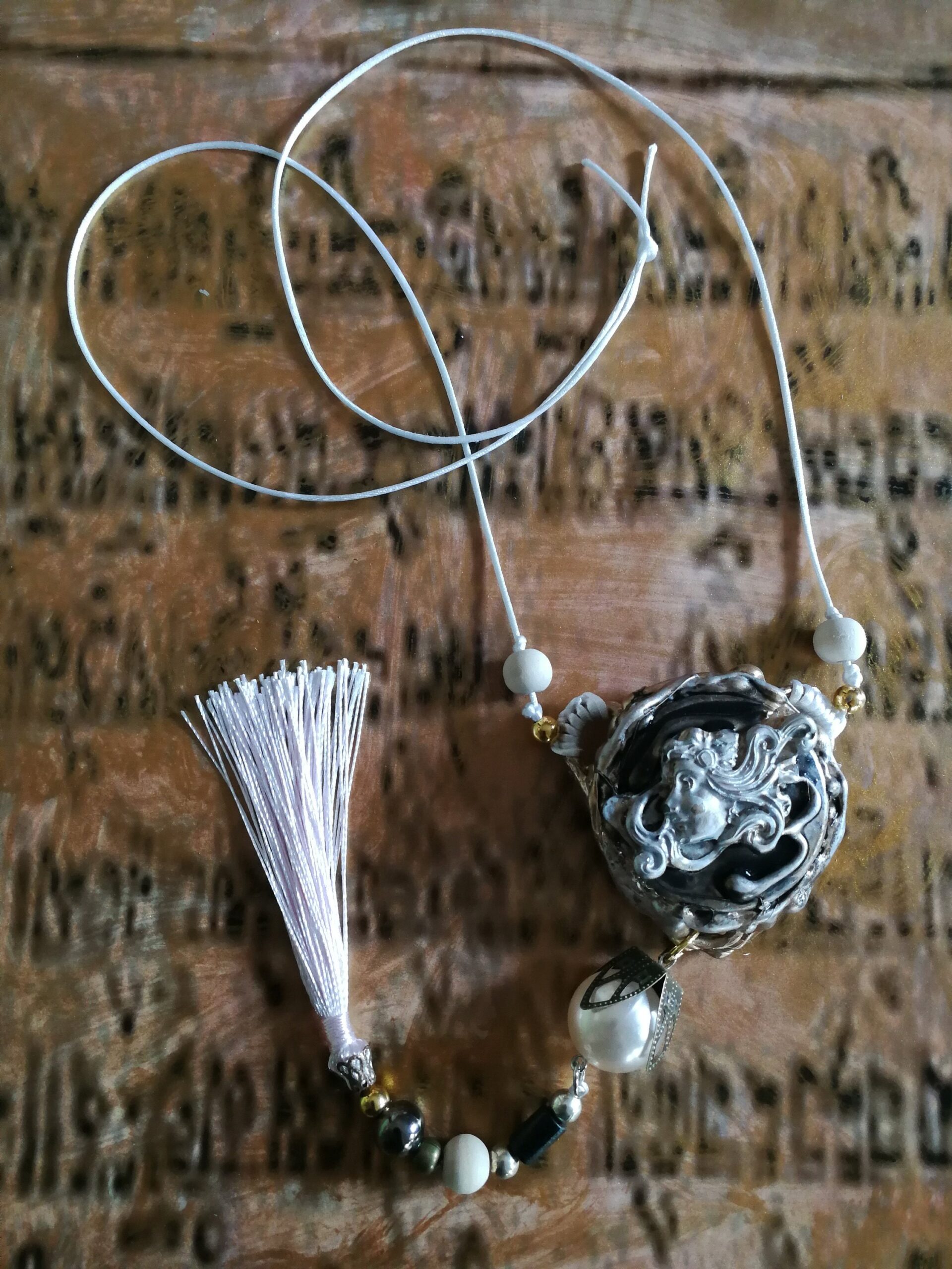 Fairy Lights Protection Amulet, Etruscan Jewelry Goddess Spirit Companion, Fairytale Magic Power Talisman Pendant