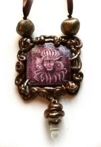 Bael Demon, Protective Talisman Magic Amulet, King Baal Gothic Jewelry, Lemegeton Goetia Devil Crown
