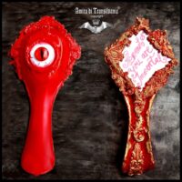Magic Mirror, Vampire Immortality Spell, Evil Eye Protection, Witchcraft Devil Vanity, Occult Gothic Decor
