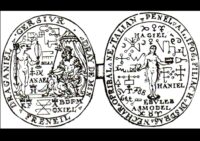 Catherine de Medici Magic Talisman Queen Nostradamus Magician, Alchemy Symbol Astrology Alchemist Amulet Pendant
