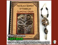 Antique Book, Occultism Dark Magic, Occult Esoteric Manuscript Kabbalah Qliphoth, Satanic Magick Satanism, Secret Societies