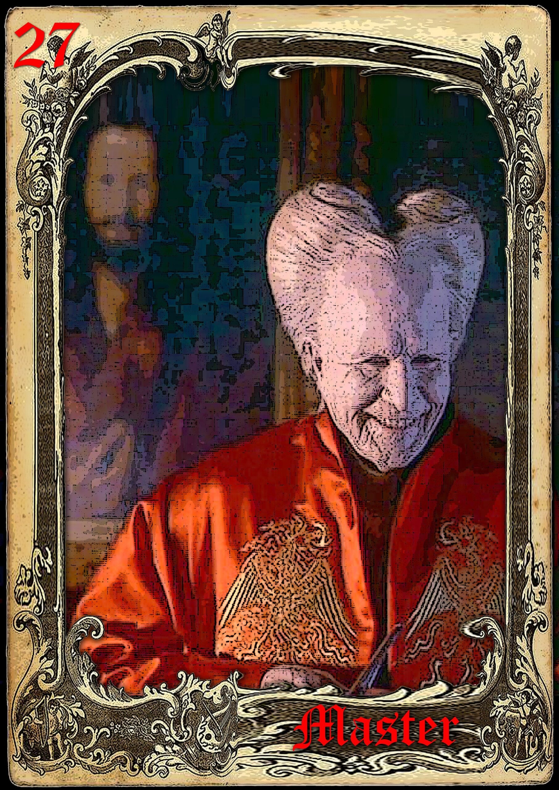 Dracula Tarot Deck, Bat Vampire Oracle Card, Transylvania Magic Romania Gothic Castle, Old Love Spell