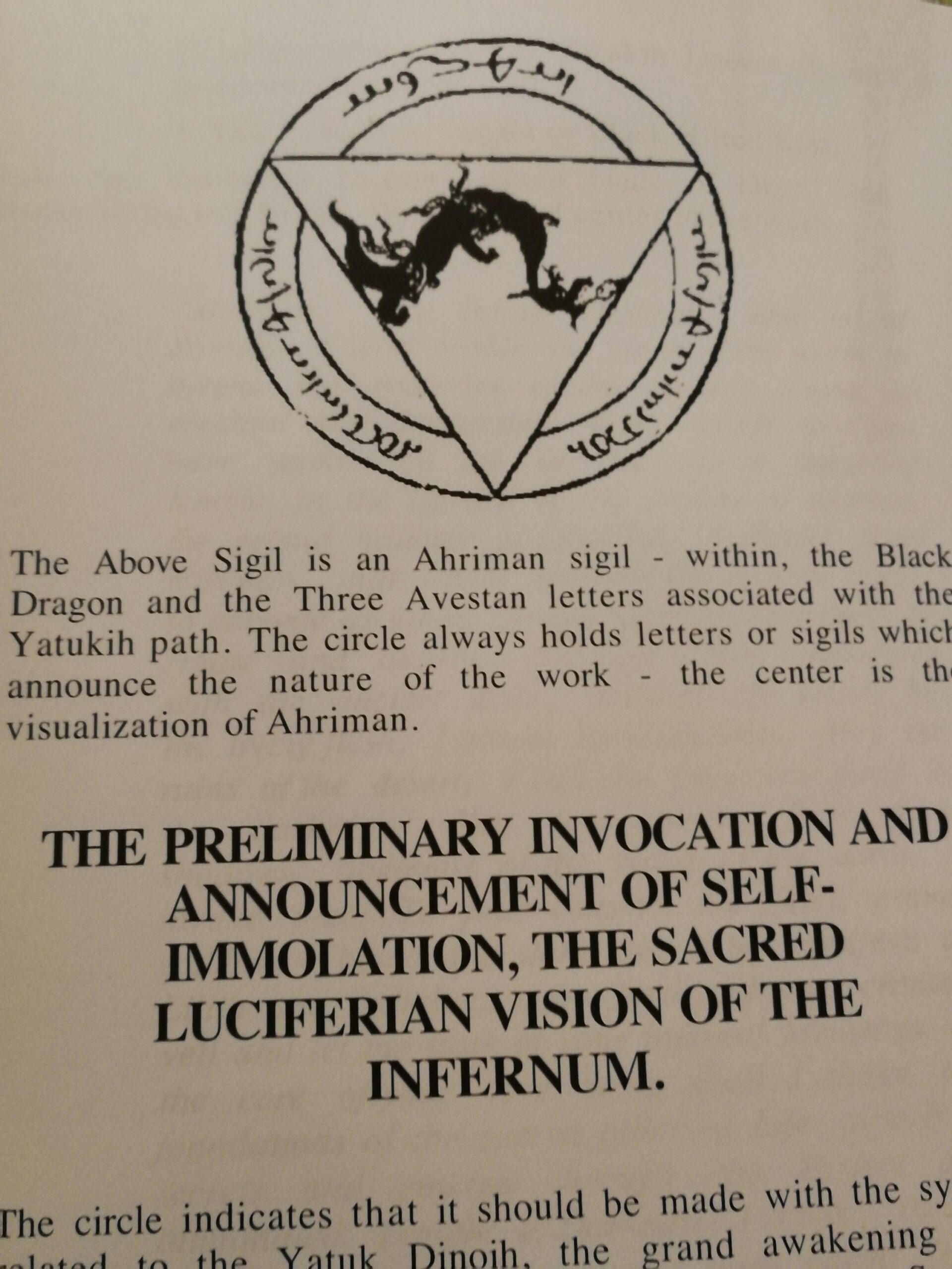 Luciferian Book, Esoteric Satanism Grimoire, Occult Satanist Lucifer Satan Forbidden Knowledge, Satanic Magick Antiquarian Collectible