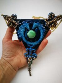 Dragon Spirit Vessel - Draconian Magick Amulet for Success, Protection & Manifestation Magic Talisman Occult Jewelry