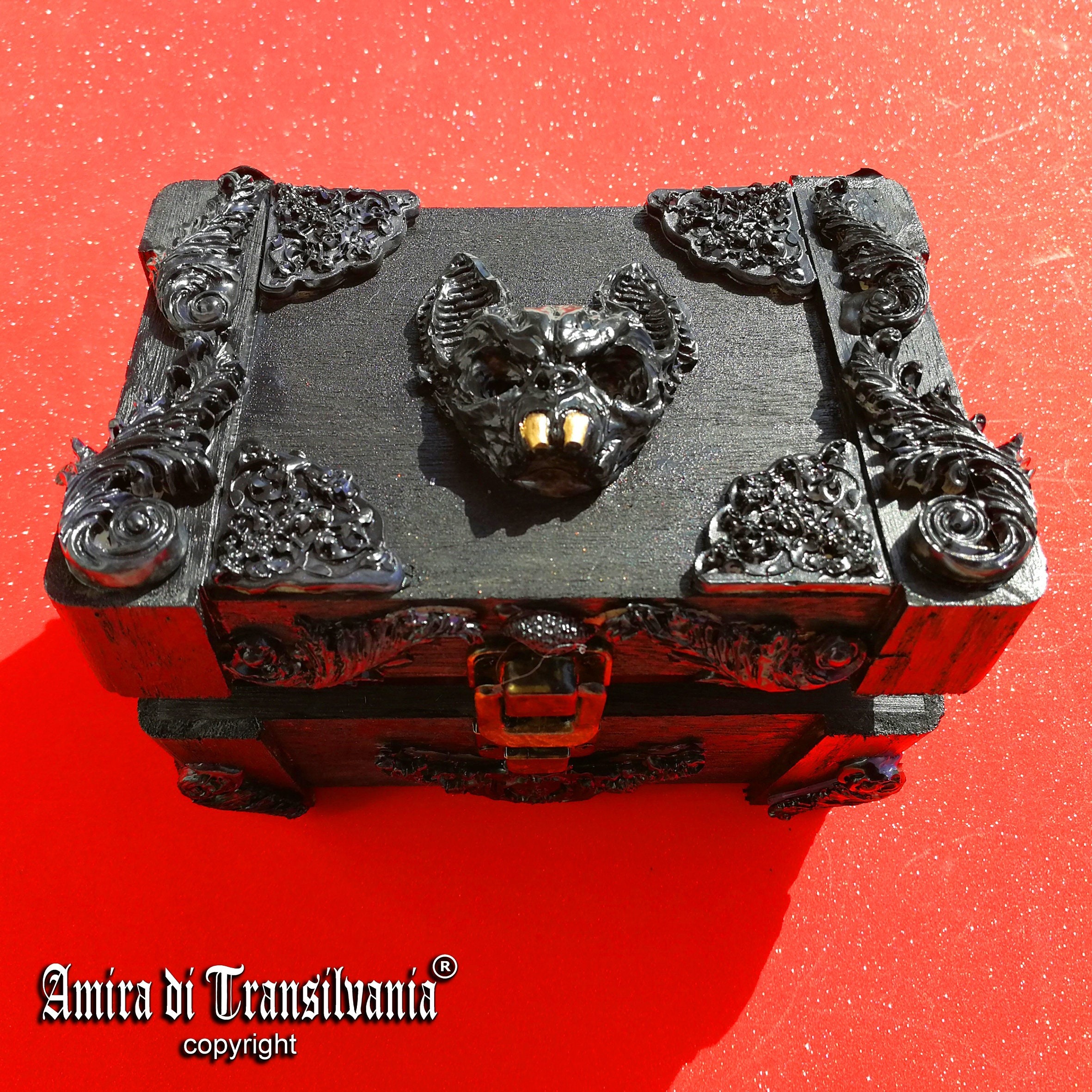 Magic Box, Dybbuk Dark Witchcraft Altar, Vampire Diares Dracula Bat Starter Kit, Magick Ritual Beginners