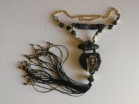 Tribal Jewelry, Maya Tribal Shaman Necklace, Native American Talisman Pendant, Ethnic Aztec Tribe Mask