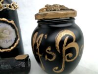 Witchcraft Supplies, Wolfs Bane Werewolf Apothecary Bottle, Magic Potion Sorcery, Decor Mason Jar Holder