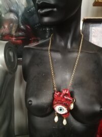 Blood Heart Sorcery Haunted Amulet, Spellbound Occult Talisman Desire, Devotion Sovereign Power Love Magick