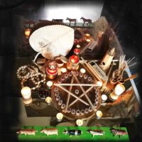 Magic Box, Witchcraft Starter Kit Witch Altar Ritual, Vintage Apothecary Cabinet, Chest of Drawers