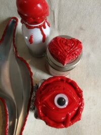 Spell Jar, Magic Potion Vintage Apothecary Cabinet, Medicine Bottle Witch Altar, Love Witchcraft Supplies