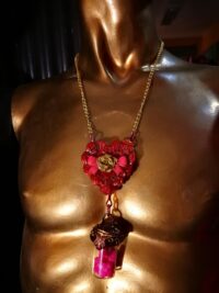 Love Amulet of Desire, Attraction Spell Jar Vial Charm Passion Irresistible Aura Talisman Heart Protection