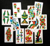 Antique Tarot Card, Oracle, Limited Edition, Italian Tarot, Piacenza, Play Card, Divination, Fortune Teller, Cartomancy