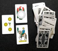 Antique Tarot Card, Oracle, Limited Edition, Italian Tarot, Sicily, Play Card, Divination, Fortune Teller, Cartomancy