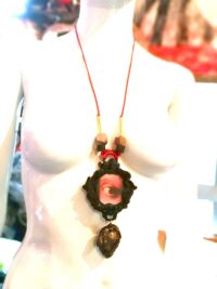 Magic Eye Necklace Charm, Protective Talisman Pendant Protection Amulet, Feminine Power Love Attraction