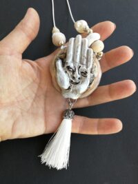 Esoteric Jewelry, Magical Talisman Hand Help White Magic, Protective Amulet Good Luck Attraction Success