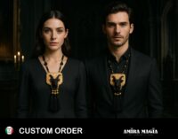 Capricorn Necklace Zodiac Sign Jewelry, Black Goat Pagan Pendant, Amulet Charm Symbol Esoteric Talisman