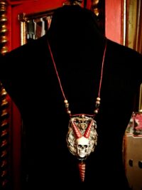 Satanic Talisman Sigil of Baphomet Magic Templar, Magick Devil Horn Necklace, Satanist Symbol Lucifer