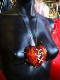 Voodoo Spell, Magic Talisman Witchcraft Pendant, Witch Jewelry Necklace Amulet, Once Upon a Broken Heart