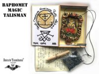 Sigil of Baphomet, Magic Talisman Dark Gothic Jewelry Satanic Necklace, Satanist Symbol Lucifer Pentagram