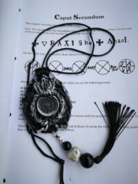 Antique Book Witchcraft Occult Grimoire, Black Raven Germanic Folklore Witch Hunt, Secular Magic Manuscript