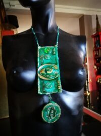 Dollar Symbol Necklace, Good Luck Pendant Amulet, Bitcoin Money Wealth Attraction, Abundance Richness Talisman