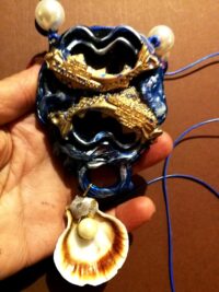 Sign of Pisces, Gold Fish Astrological Talismans Pentacle, Zodiac Amulet Pendant Symbolic Koi Fish