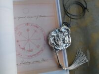 Handwritten Book, Antique Manuscript Occult Grimoire, Kabbalah Lesser Key of Solomon, Magic Kabbalistic Seal